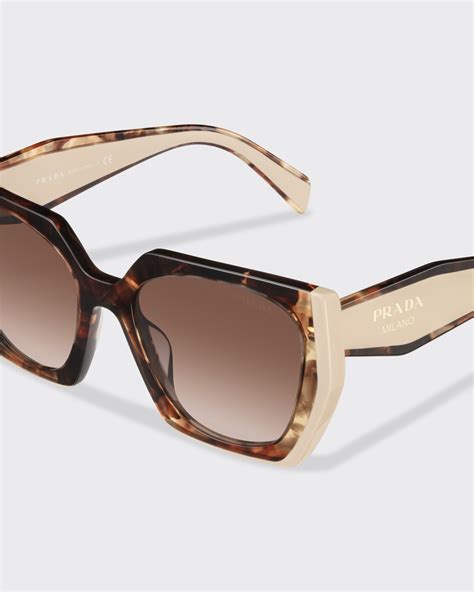 prada spr 15q sunglasses brown|Opaque Gradient Dark Brown Lenses Sunglasses With Prada .